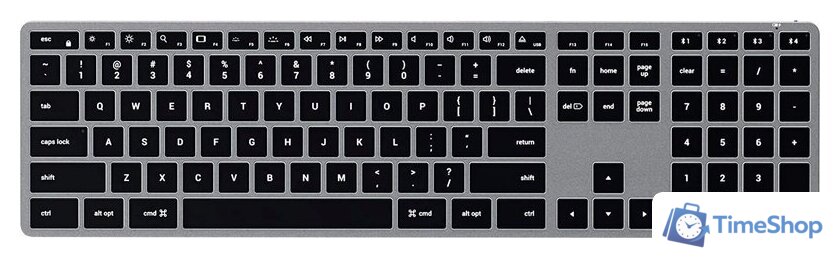 Клавиатура Satechi Slim X3 (серый) - Изображение №1 — Интернет-магазин Time-Shop