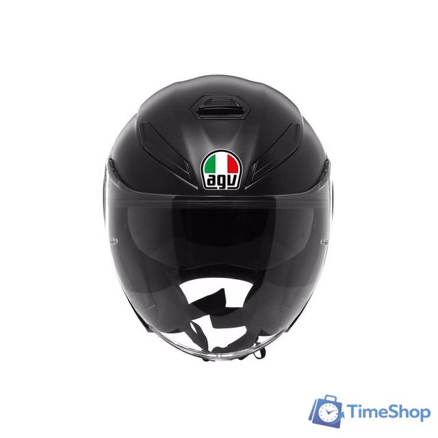 Мотошлем AGV K5 JET Evo E2206 21184A5002-003-M (M, Mono Matt Black) - Изображение №3 — Интернет-магазин Time-Shop