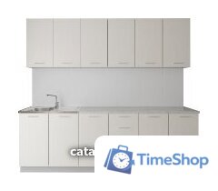 Готовая кухня Артём-Мебель Оля СН-114 без стекла ДСП 2.4м (сосна арктическая) - Изображение №4 — Интернет-магазин Time-Shop