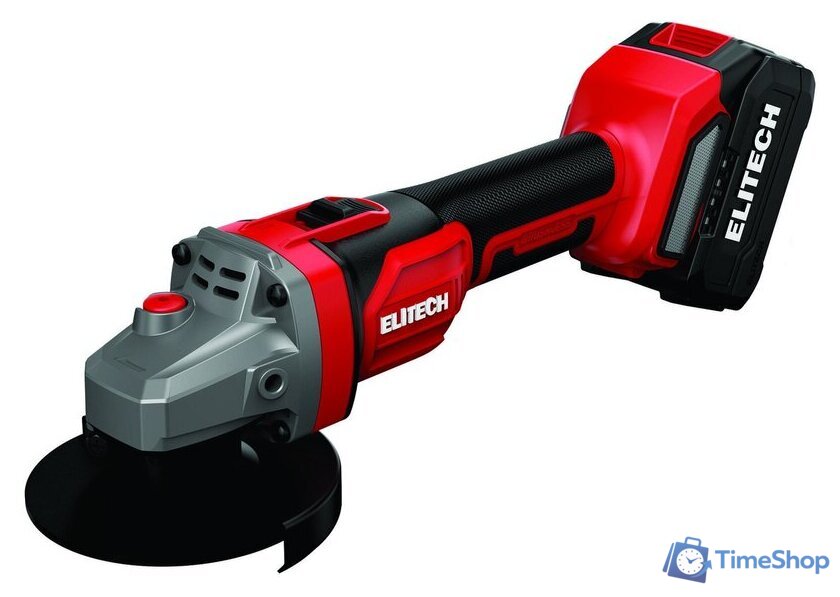 Угловая шлифмашина ELITECH МШУ 2012БЛ (с 2-мя АКБ, кейс) - Изображение №1 — Интернет-магазин Time-Shop