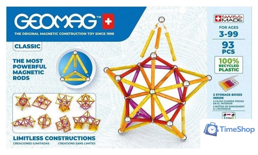 Магнитный конструктор Geomag Классик GM273 - Изображение №2 — Интернет-магазин Time-Shop