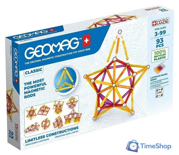 Магнитный конструктор Geomag Классик GM273 - Изображение №1 — Интернет-магазин Time-Shop
