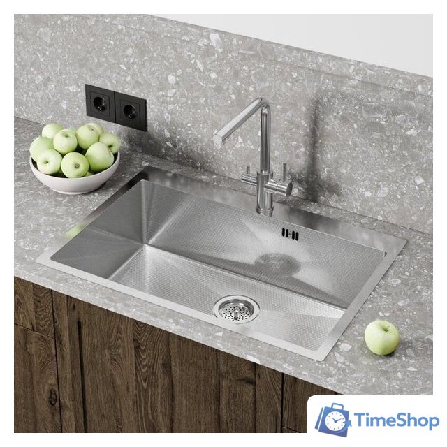 Кухонная мойка Floracio Steel F.7551.SSD - Изображение №3 — Интернет-магазин Time-Shop