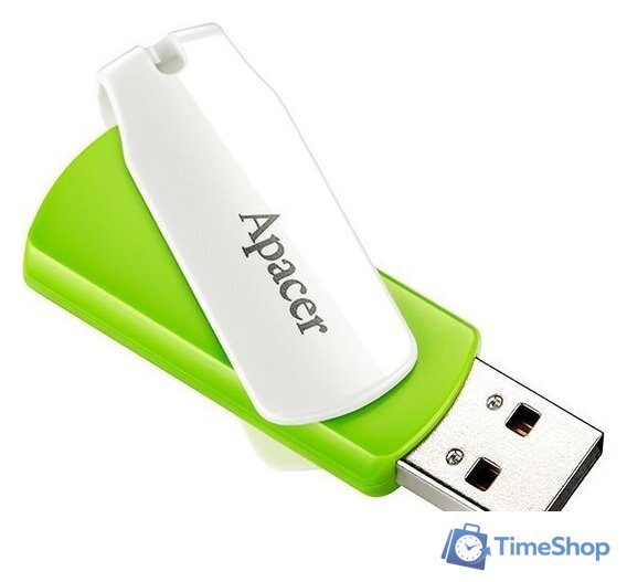 USB Flash Apacer AH335 64GB (зеленый) - Изображение №2 — Интернет-магазин Time-Shop