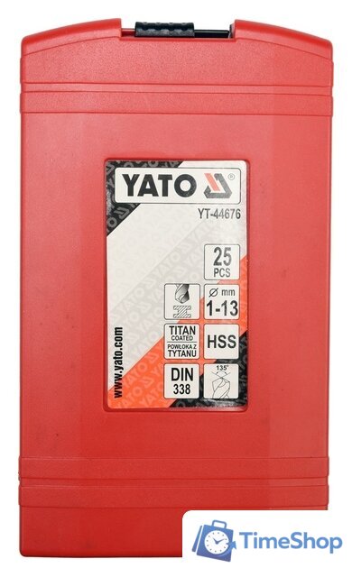 Набор оснастки для электроинструмента Yato YT-44676 (25 предметов) - Изображение №3 — Интернет-магазин Time-Shop