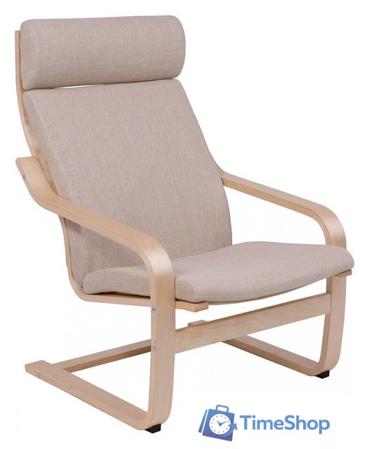 Интерьерное кресло AksHome Relax (ткань, бежевый) - Изображение №1 — Интернет-магазин Time-Shop