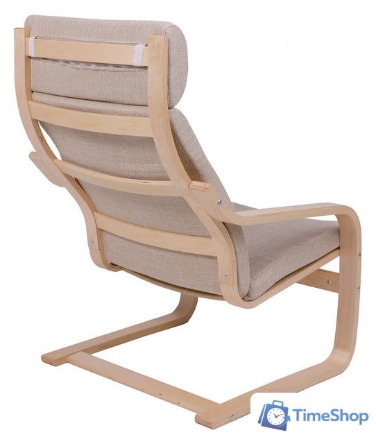 Интерьерное кресло AksHome Relax (ткань, бежевый) - Изображение №4 — Интернет-магазин Time-Shop