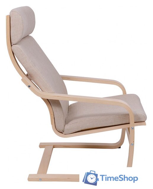 Интерьерное кресло AksHome Relax (ткань, бежевый) - Изображение №3 — Интернет-магазин Time-Shop