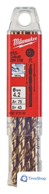 Набор сверл Milwaukee 4932373340 (10 предметов) - Изображение №1 — Интернет-магазин Time-Shop