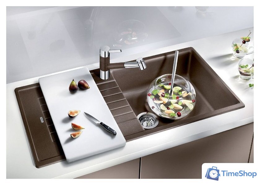 Кухонная мойка Blanco Zia XL 6 S 527217 (мягкий белый) - Изображение №3 — Интернет-магазин Time-Shop