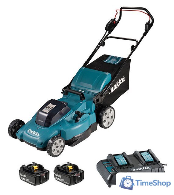 Газонокосилка Makita DLM538CT2 (с 2-мя АКБ) - Изображение №1 — Интернет-магазин Time-Shop