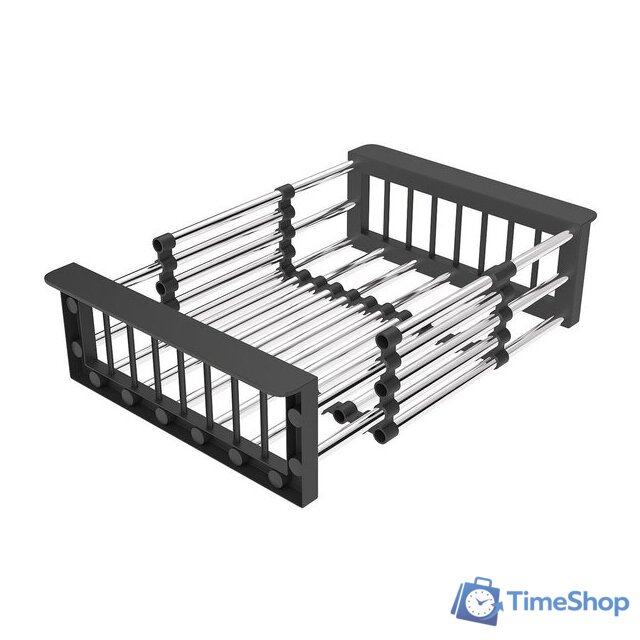 Кухонная мойка Roxen Stage Plus 560250-60-BS многофункциональная 8 в 1 (60*48/текстурный графит) - Изображение №7 — Интернет-магазин Time-Shop