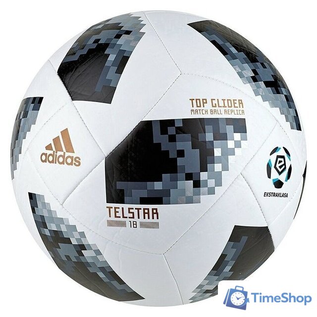Мяч Adidas Telstar 18 Ekstraklasa Glider (5 размер) - Изображение №1 — Интернет-магазин Time-Shop