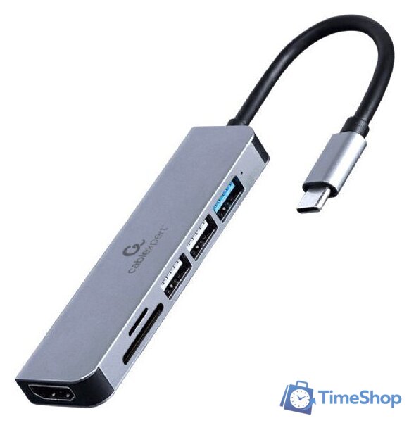 Док-станция Cablexpert A-CM-COMBO6-02 - Изображение №1 — Интернет-магазин Time-Shop