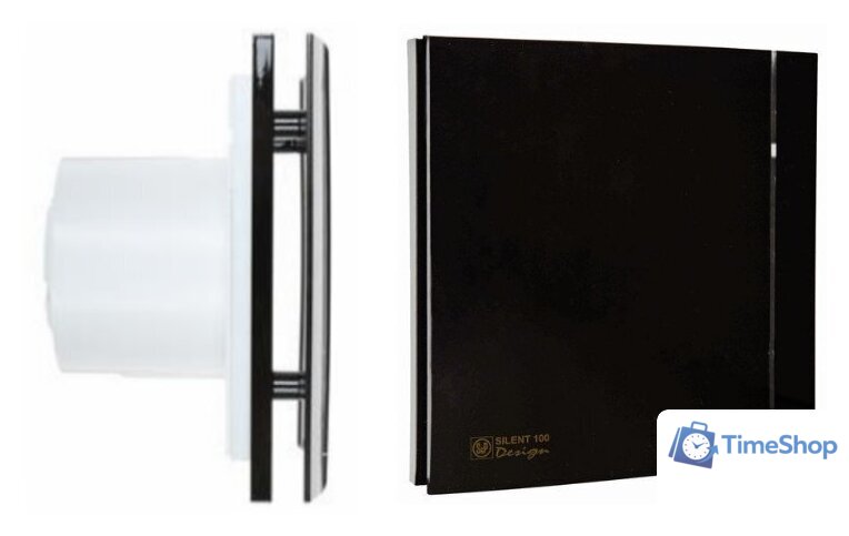 Осевой вентилятор Soler&Palau Silent-100 CHZ Black Design 5210402300-434600 - Изображение №3 — Интернет-магазин Time-Shop