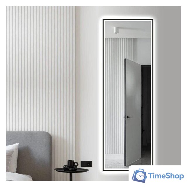 Зеркало Алмаз-Люкс Sumatra black 15050d2-6 150х50 см (холодный свет) - Изображение №3 — Интернет-магазин Time-Shop