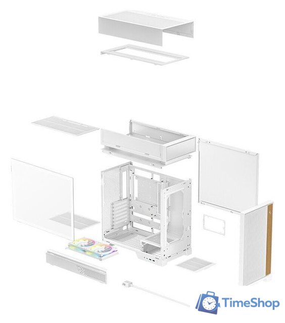 Корпус DeepCool CL660 WH R-CL660-WHNNA0-G-1 - Изображение №11 — Интернет-магазин Time-Shop