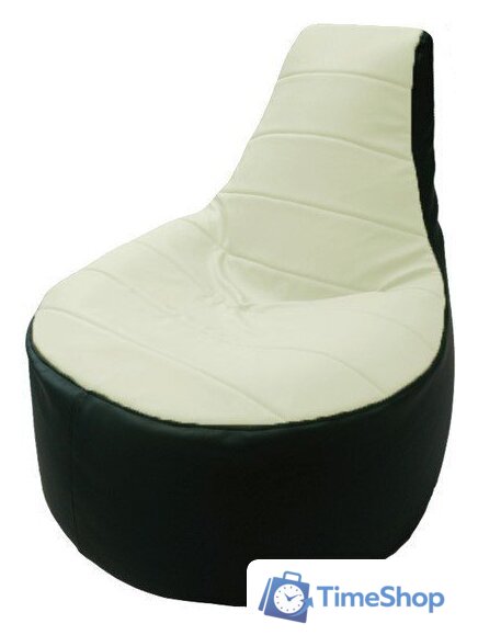 Кресло-мешок Flagman Трон Т1.3-42 (белый/зеленый) - Изображение №1 — Интернет-магазин Time-Shop