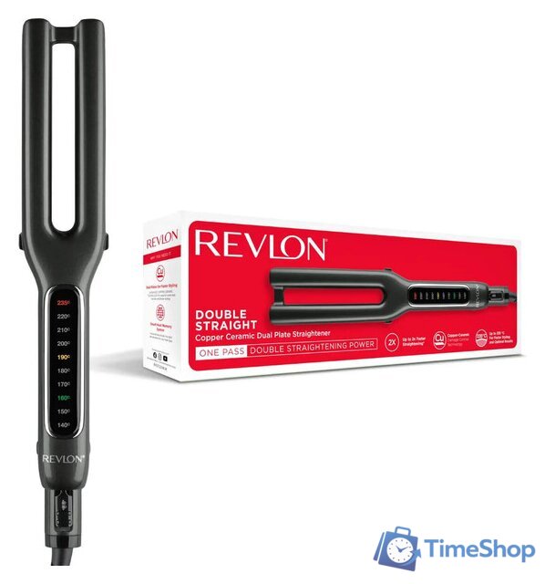 Выпрямитель Revlon Double Straight RVST2204E - Изображение №6 — Интернет-магазин Time-Shop