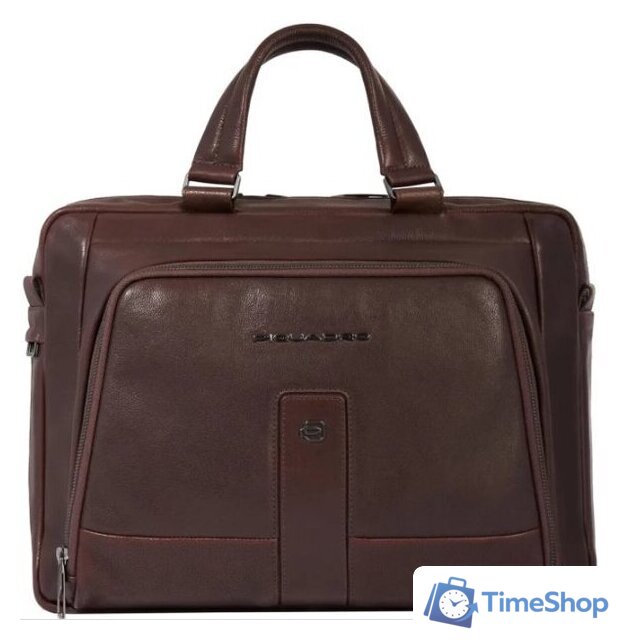 Мужская сумка Piquadro Carl CA4098S129/TM (темно-коричневый) - Изображение №1 — Интернет-магазин Time-Shop