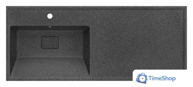 Умывальник Акватон Лайн 120 1A72863KLF21L (графит) - Изображение №1 — Интернет-магазин Time-Shop