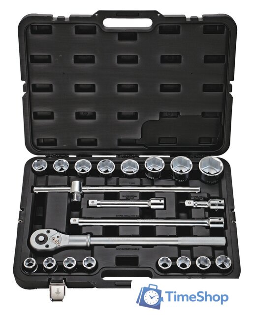 Набор трещотка с головками Berger BG021-34 (21 предмет) - Изображение №1 — Интернет-магазин Time-Shop