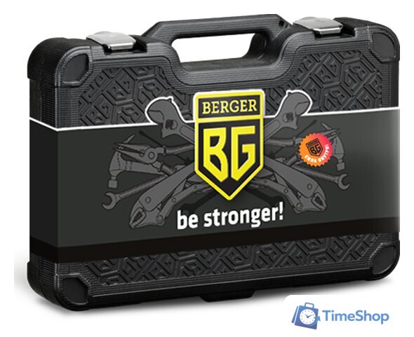 Набор трещотка с головками Berger BG021-34 (21 предмет) - Изображение №6 — Интернет-магазин Time-Shop