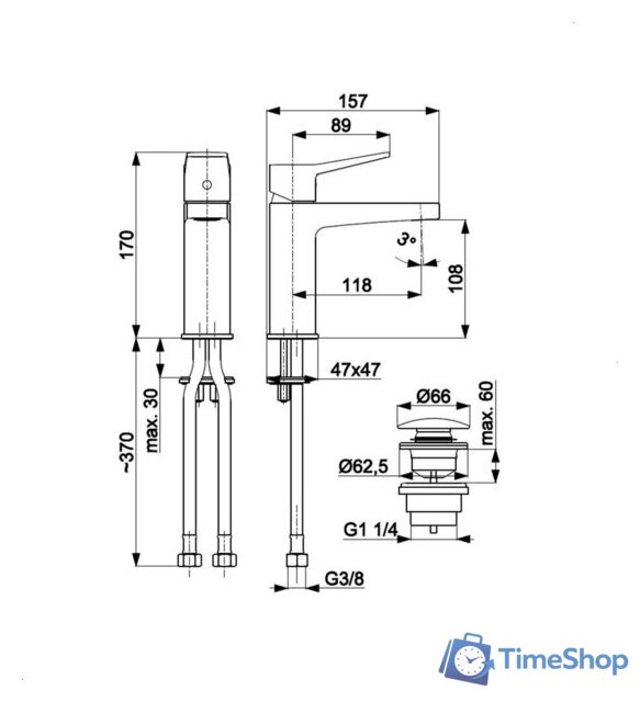 Смеситель KFA Armatura Malaga 452282581 - Изображение №5 — Интернет-магазин Time-Shop