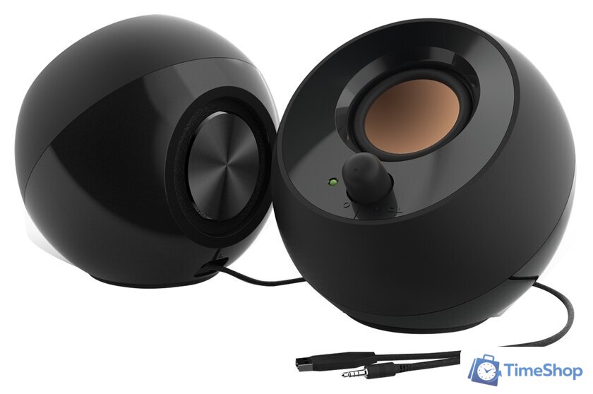 Акустика Creative Pebble (черный) - Изображение №2 — Интернет-магазин Time-Shop