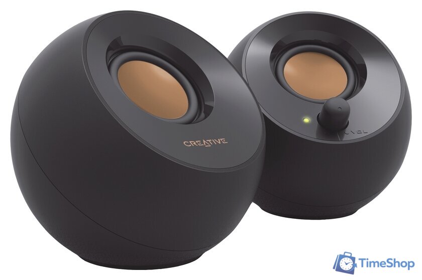Акустика Creative Pebble (черный) - Изображение №1 — Интернет-магазин Time-Shop