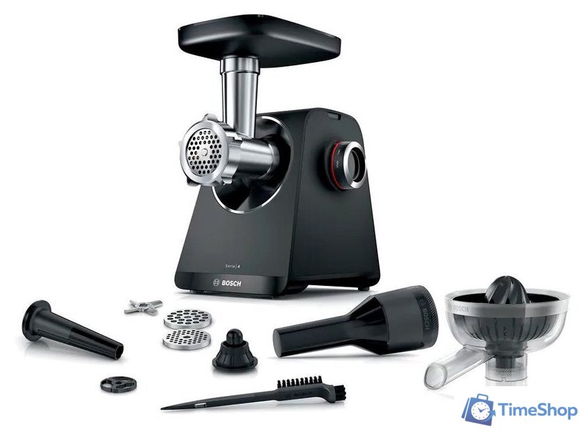 Мясорубка Bosch Serie 4 MFWS430B - Изображение №1 — Интернет-магазин Time-Shop