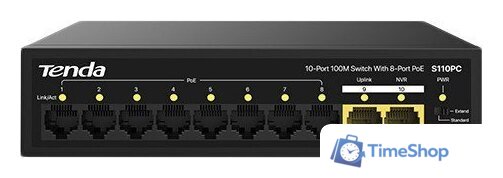 Неуправляемый коммутатор Tenda S110PC - Изображение №1 — Интернет-магазин Time-Shop
