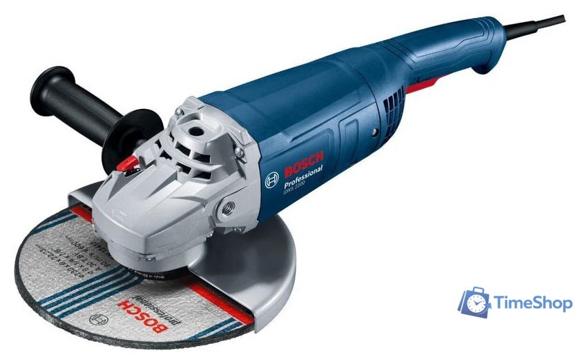 Угловая шлифмашина Bosch GWS 2200 Professional 06018C1320 - Изображение №2 — Интернет-магазин Time-Shop