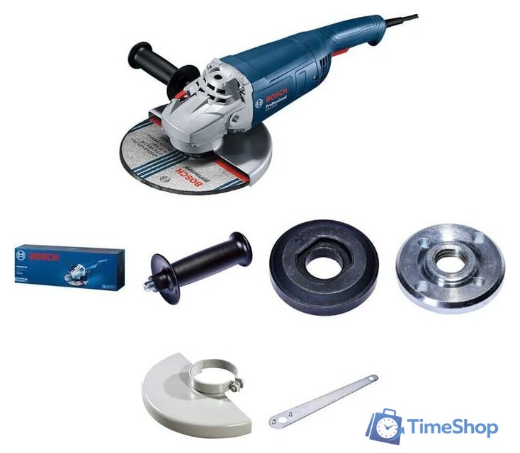 Угловая шлифмашина Bosch GWS 2200 Professional 06018C1320 - Изображение №3 — Интернет-магазин Time-Shop