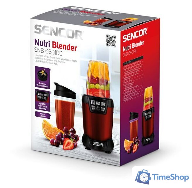 Стационарный блендер Sencor SNB 6601RD - Изображение №19 — Интернет-магазин Time-Shop