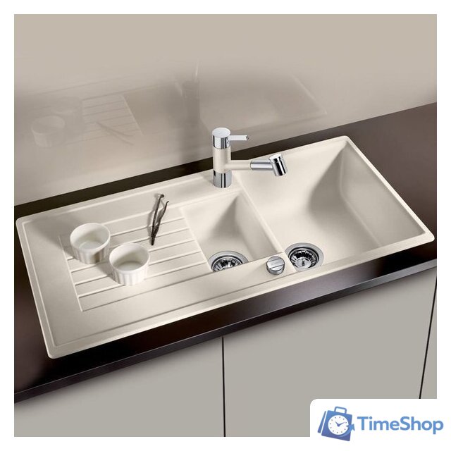 Кухонная мойка Blanco Zia 6 S 527206 (мягкий белый) - Изображение №1 — Интернет-магазин Time-Shop