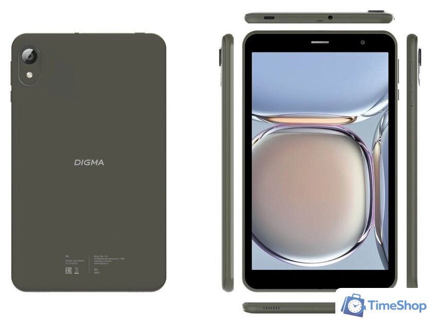 Планшет Digma R8 4G 4GB/64GB (темно-серый) - Изображение №7 — Интернет-магазин Time-Shop