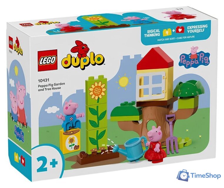 Конструктор LEGO Duplo 10431 Сад и домик на дереве Свинки Пеппы - Изображение №1 — Интернет-магазин Time-Shop