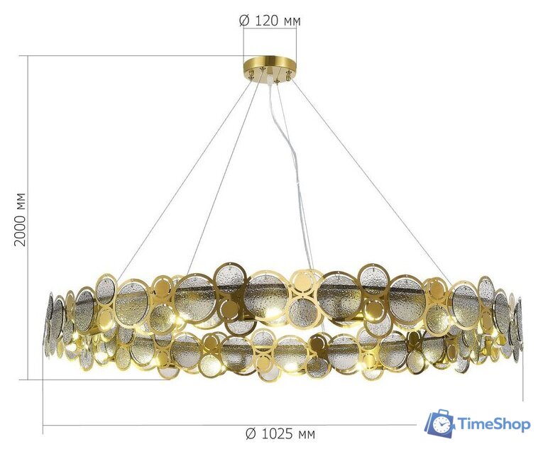 Подвесная люстра ST Luce SL6133.313.16 - Изображение №4 — Интернет-магазин Time-Shop