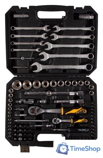 Универсальный набор инструментов Tolsen TT15143 (82 предмета) - Изображение №1 — Интернет-магазин Time-Shop