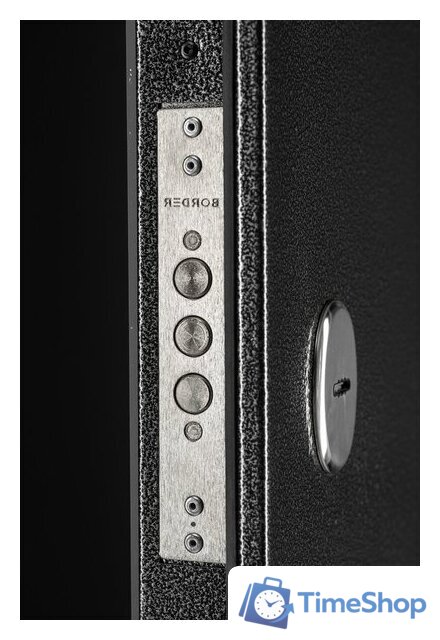 Металлическая дверь Guard Термо MG75 87х205 правая (черное серебро/серый) - Изображение №6 — Интернет-магазин Time-Shop