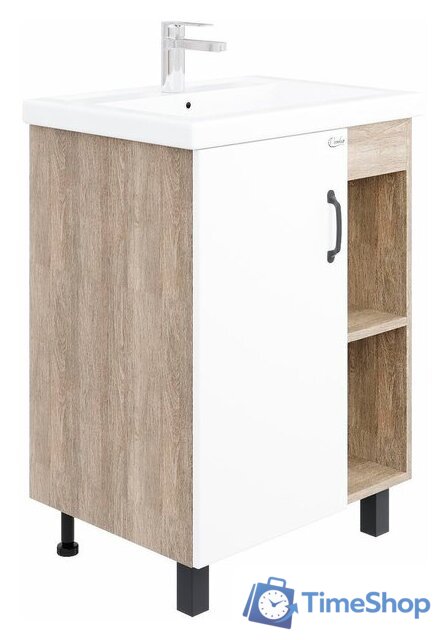  Onika Тумба с умывальником Тимбер 60.01 106115 + Фостер 60 - Изображение №1 — Интернет-магазин Time-Shop