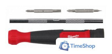 Набор отвертка с битами Milwaukee 4932480584 (4 предмета) - Изображение №2 — Интернет-магазин Time-Shop