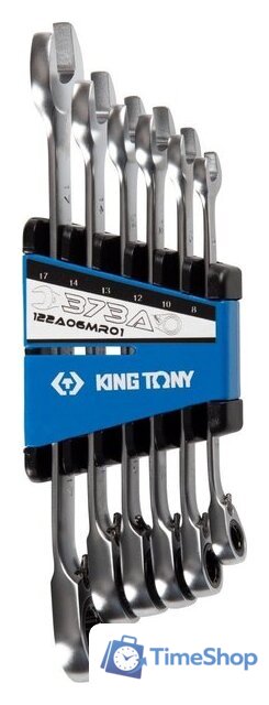 Набор ключей King Tony 122A06MR01 (6 предметов) - Изображение №1 — Интернет-магазин Time-Shop