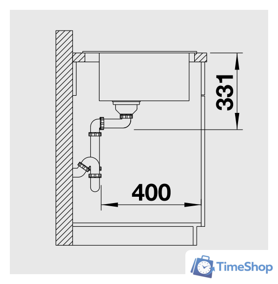 Кухонная мойка Blanco Pleon 6 (кофе) [521688] - Изображение №5 — Интернет-магазин Time-Shop