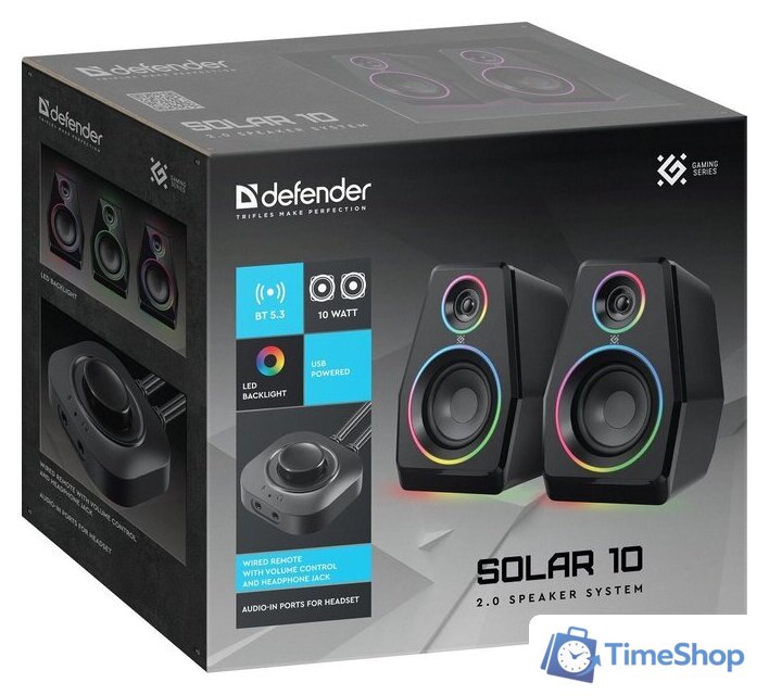 Акустика Defender Solar 10 - Изображение №13 — Интернет-магазин Time-Shop