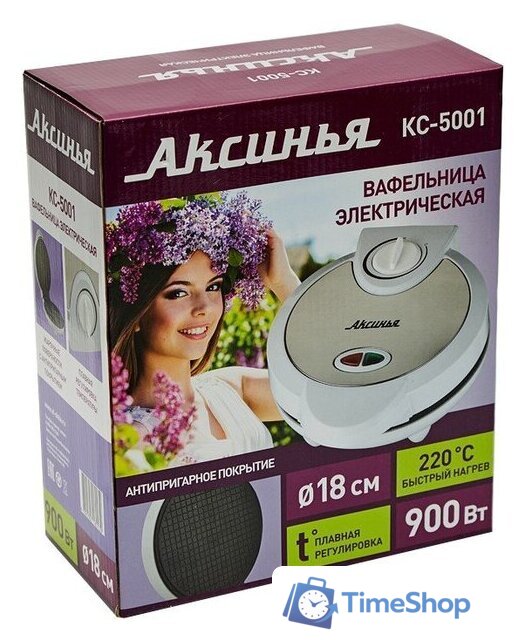 Вафельница Аксинья КС-5001 - Изображение №5 — Интернет-магазин Time-Shop