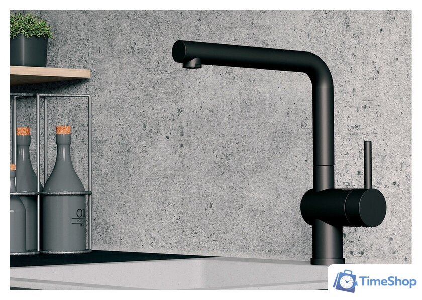 Смеситель Blanco Linus Silgranit (черный матовый) - Изображение №2 — Интернет-магазин Time-Shop