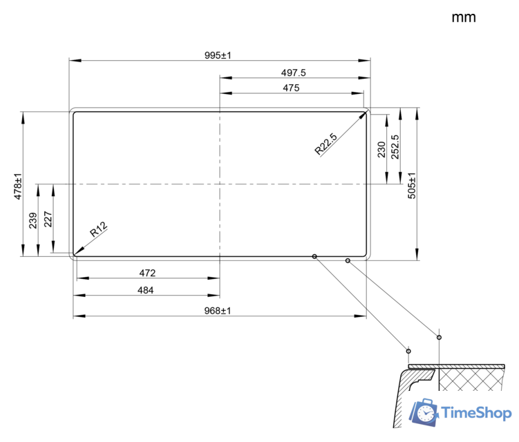 Кухонная мойка Blanco Axia III 6 S-F (разделочная доска из ясеня, черный) 525853 - Изображение №7 — Интернет-магазин Time-Shop