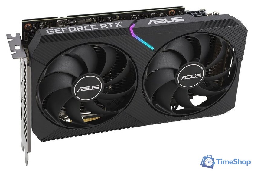 Видеокарта ASUS Dual GeForce RTX 3060 V2 OC 12GB GDDR6 DUAL-RTX3060-O12G-V2 - Изображение №2 — Интернет-магазин Time-Shop
